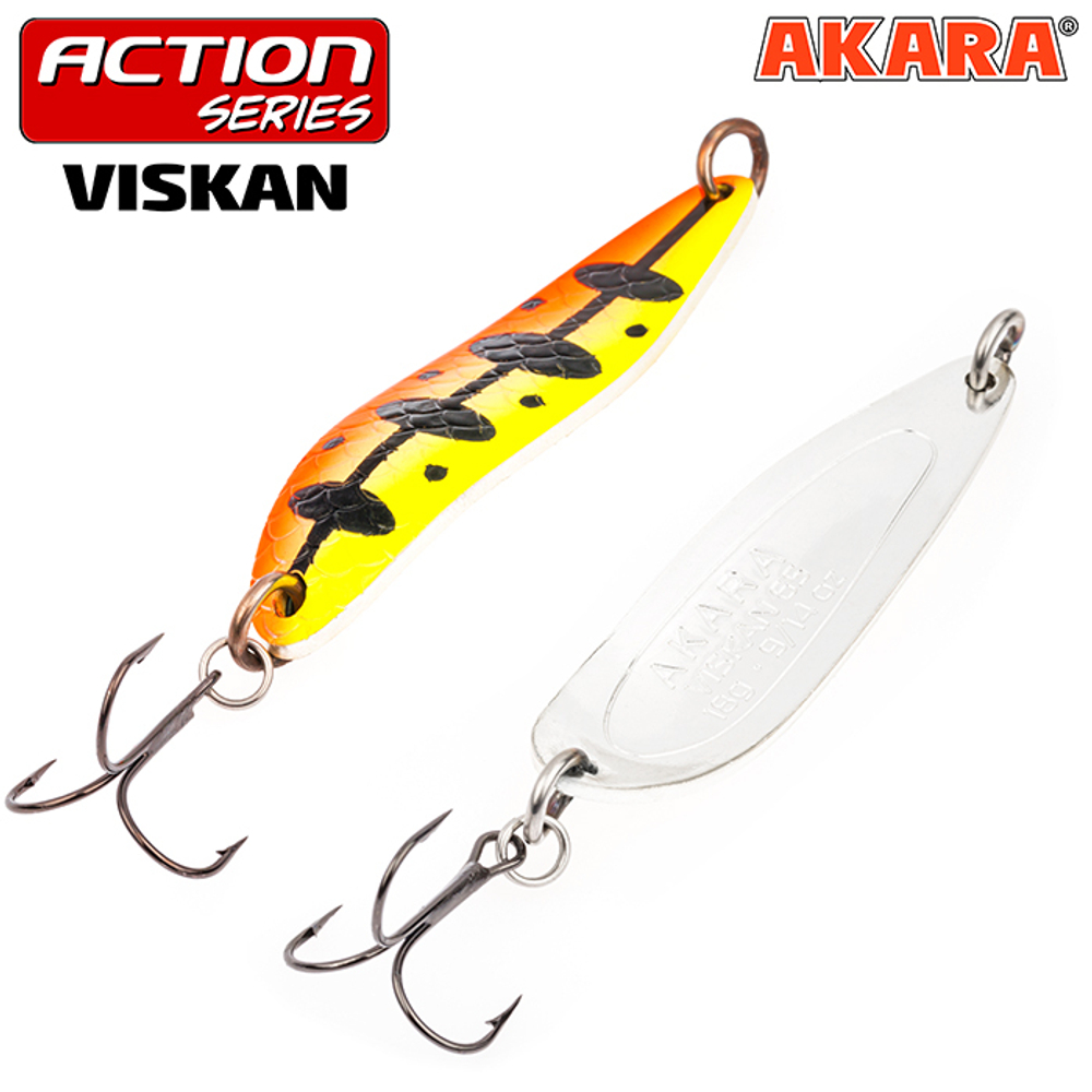 Блесна колебалка Akara Action Series Viskan 80 21 гр. 3/4 oz. AB92