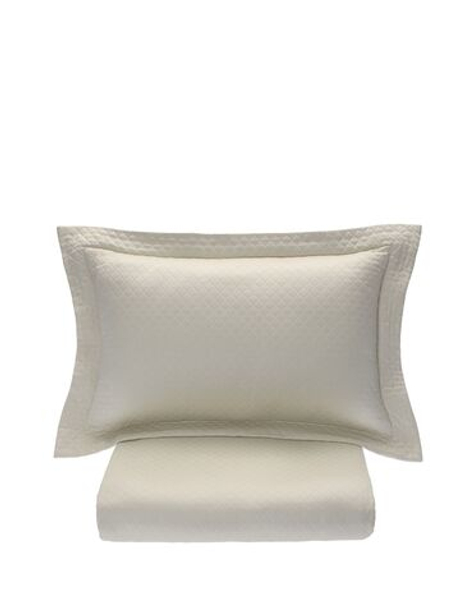 Покрывало 240х260 и 2 декоративные подушки 40х60 Claire Batiste жемчужные