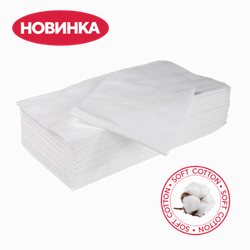 Полотенце 35х70см Спанлейс-хлопок (сетка) "Комфорт Soft" 50шт/поштучно