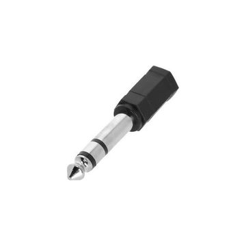Adam Hall K3AMF3JM3 - адаптер TRS (jack) stereo 3.5 mm (F) - TRS (jack) stereo 6.3 mm (M)