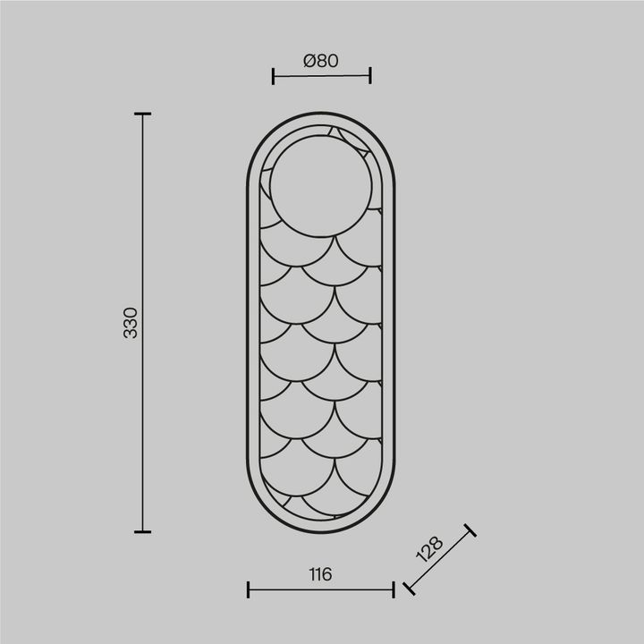 Бра Maytoni MOD473WL-L20BSK