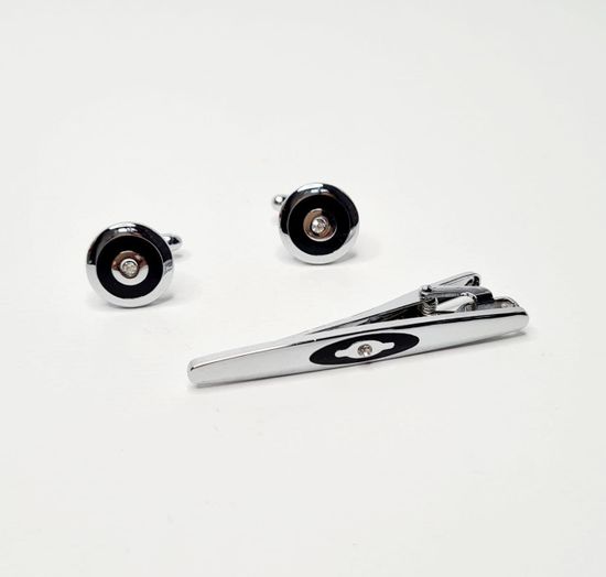 Зажим для галстука и запонки №8