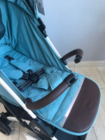 Коляска прогулочная Babalo 2024 Озёрный текстиль на белой раме