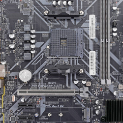 Материнская плата CBR B450 ( Chipset B450, Socket AM4, 2*DDR4, mATX, VGA+HDMI, 1*PCIEx16,1*PCIEx1,1*M.2(NVME & SATA), 4*SATA3, 2*USB2.0 + 2*USB3.0, LAN 1Gb) БЕЗ УПАКОВКИ