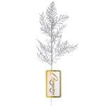 Ветка декоративная «Зимний сон» 25 см, Серебро
