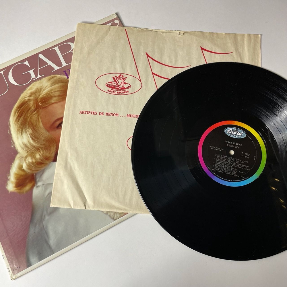 Винтажная виниловая пластинка LP Peggy Lee Sugar N Spice (USA 1962)