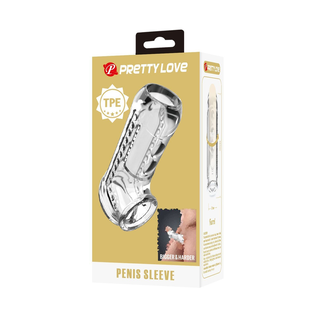 Прозрачная насадка на пенис Farrel (Цвет: прозрачный)