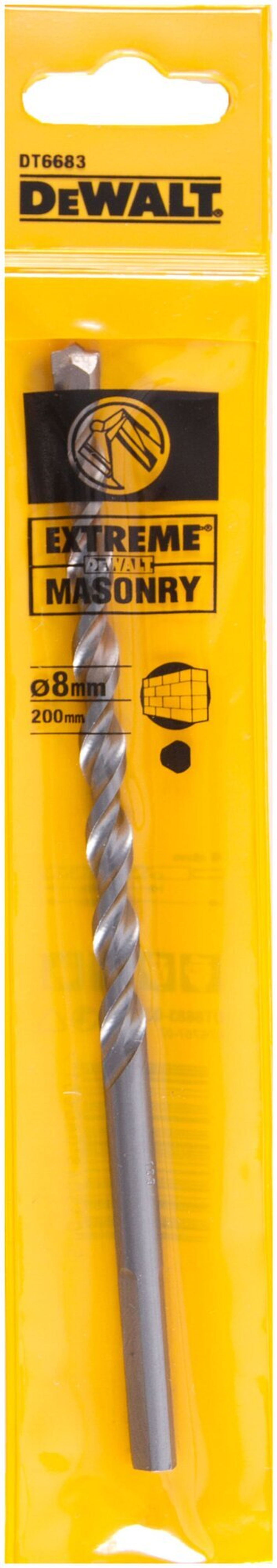 Сверло по бетону DeWALT Extreme DT6683-XJ 8 x 200 мм