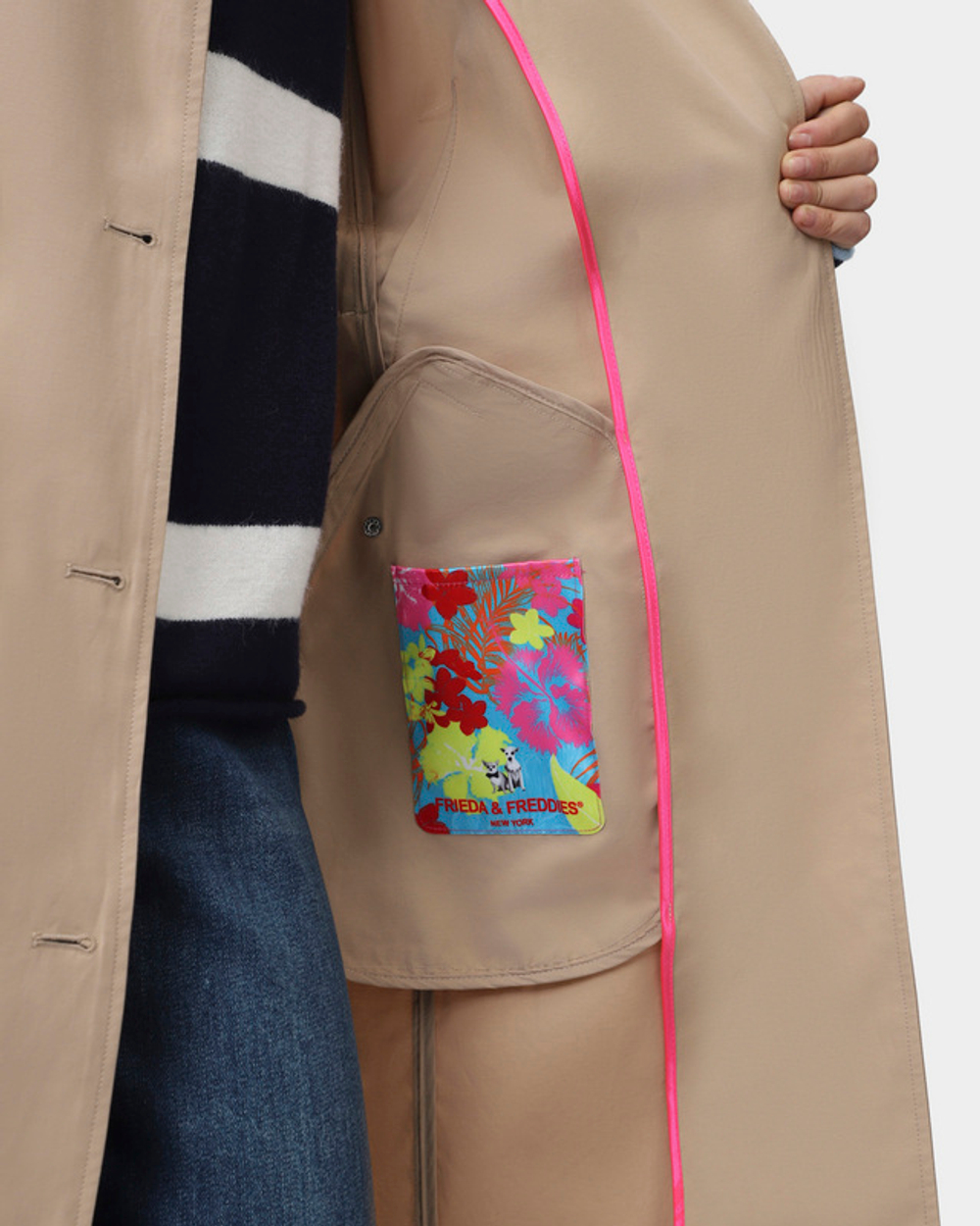 Тренч жен. Frieda Freddies 4803 бежевый