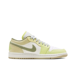 Женские кроссовки Air Jordan 1 Low 'Sail Oil Green Light Lemon' FD9906-131