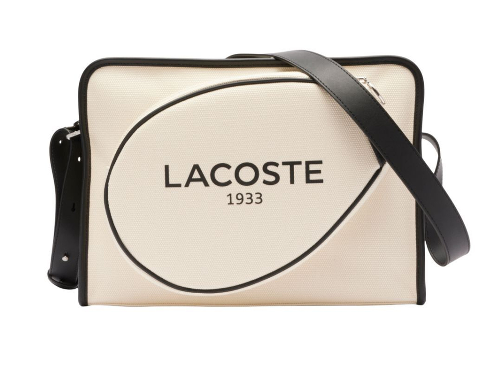 Спортивная сумка Lacoste Unisex Heritage Canvas Shoulder - Beige