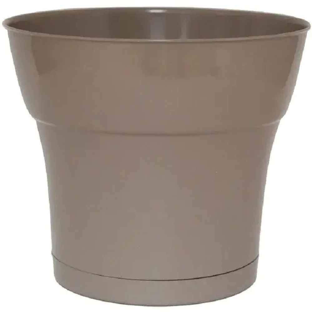 Горшок Тоскана, D15, 1,45 л, фраппе с поддоном