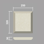 Б106 боссаж (30х320х250мм), шт