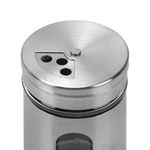 Набор для специй 2х100 мл, ULTRA, подставка + солонка + перечница, 3 типа отверстий, WEGLA (ВЕГЛА), 700235