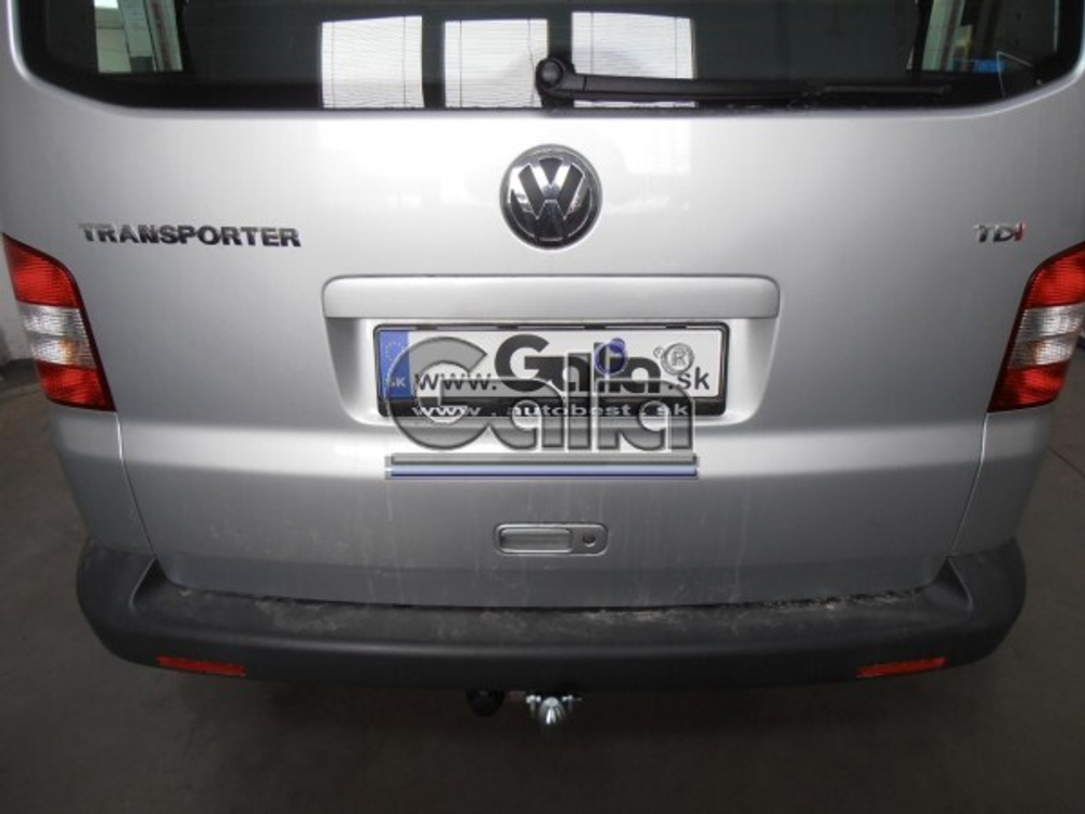 Фаркоп оцинкованный Galia V064A для Volkswagen Transporter / Caravelle / Multivan T5 2003-2015, T6 2015-(паспорт и сертификат в комплекте)(без электрики)