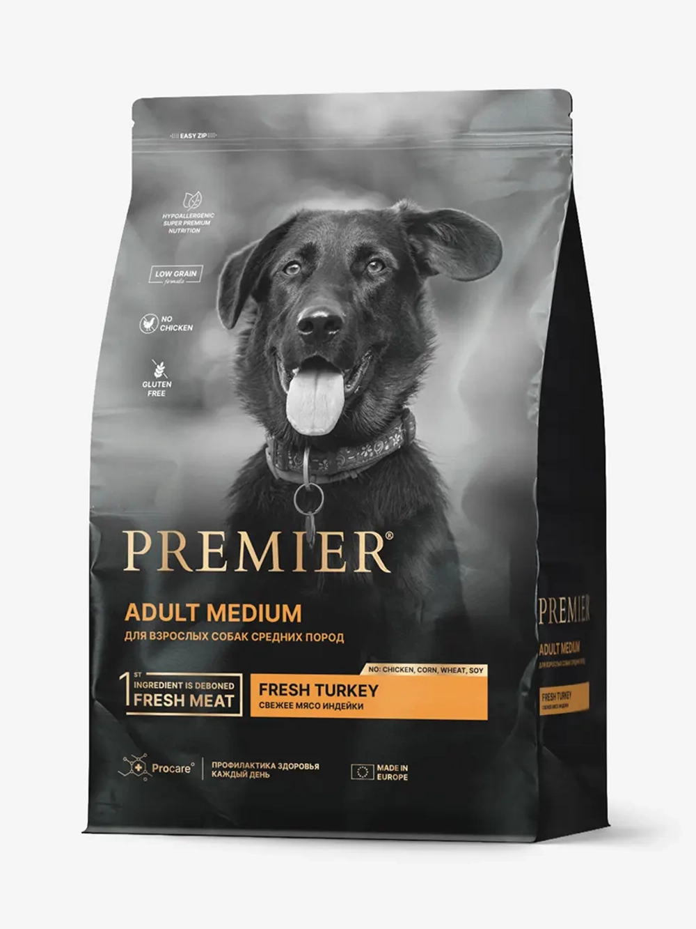 Premier Adult Medium для собак средних пород (Индейка)