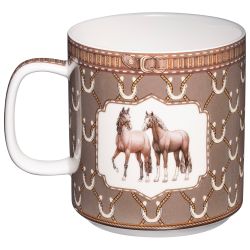 КРУЖКА LEFARD "HORSE CLUB" 400 МЛ (КОР=48ШТ.)