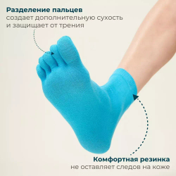 Красивые короткие женские носки с раздельными пальцами, белые, разноцветные