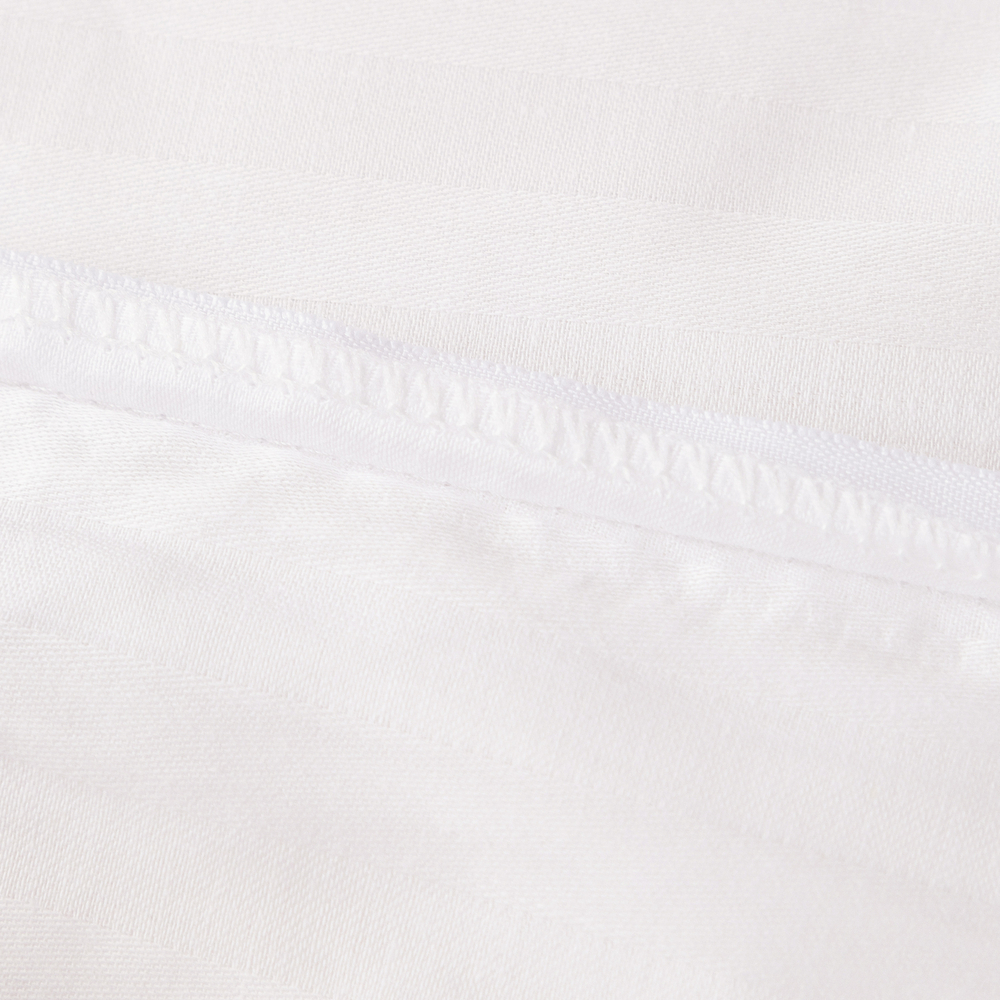 Пододеяльник Страйп Сатин Однотонный Отель белый 100% Хлопок 1x1 P1CTH036150210