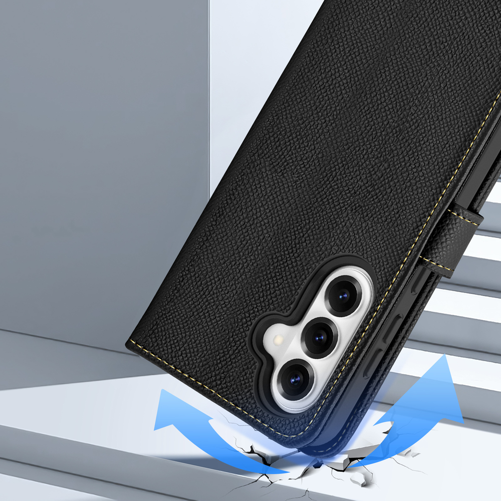 Чехол кошелек с MagSafe из кожи для Samsung Galaxy S26, серия Lawa Series от Dux Ducis