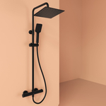 Душевая система Sancos Kanedo с термостатом черный матовый, арт.SC7100MB