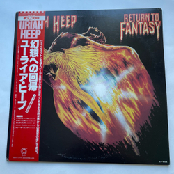 Винтажная виниловая пластинка LP Uriah Heep Return To Fantasy (Япония 1982) (Оби)