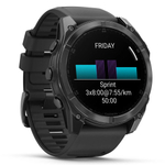 Смарт-часы Garmin Fenix 8 Amoled 51 мм Slate Grey with Black Silicone Band, 010-02905-00