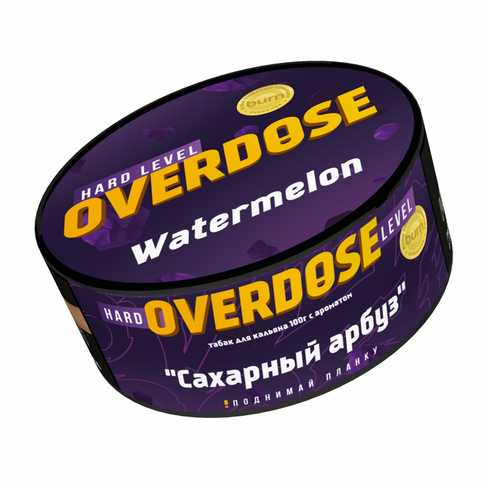 М. Табак для кальяна Overdose Watermelon (Сахарный арбуз), 100г.