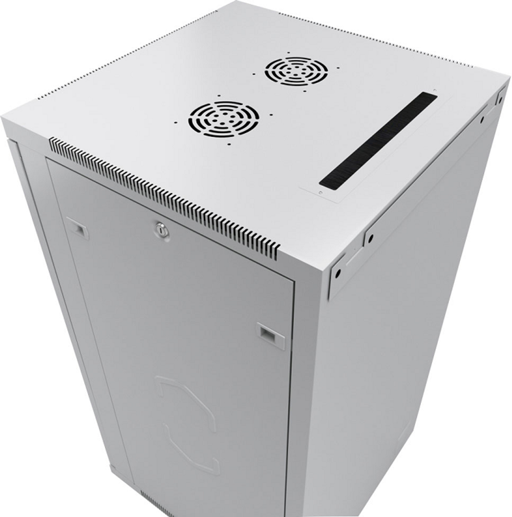 Шкаф настенный 19", 15U Cabeus SH-05F-15U60/45-R
