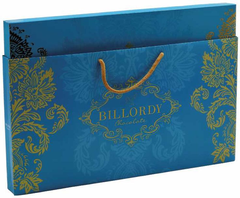 Конфеты из тёмного шоколада Billordy Blue с ореховой начинкой 300г