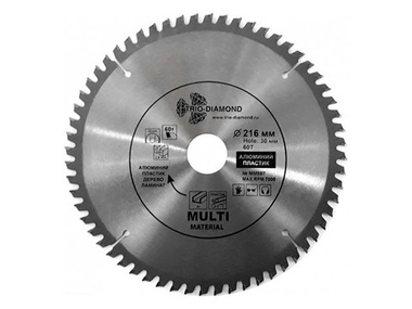 Диск пильный 216х30 мм 60 зуб. универсальный  Multi Material