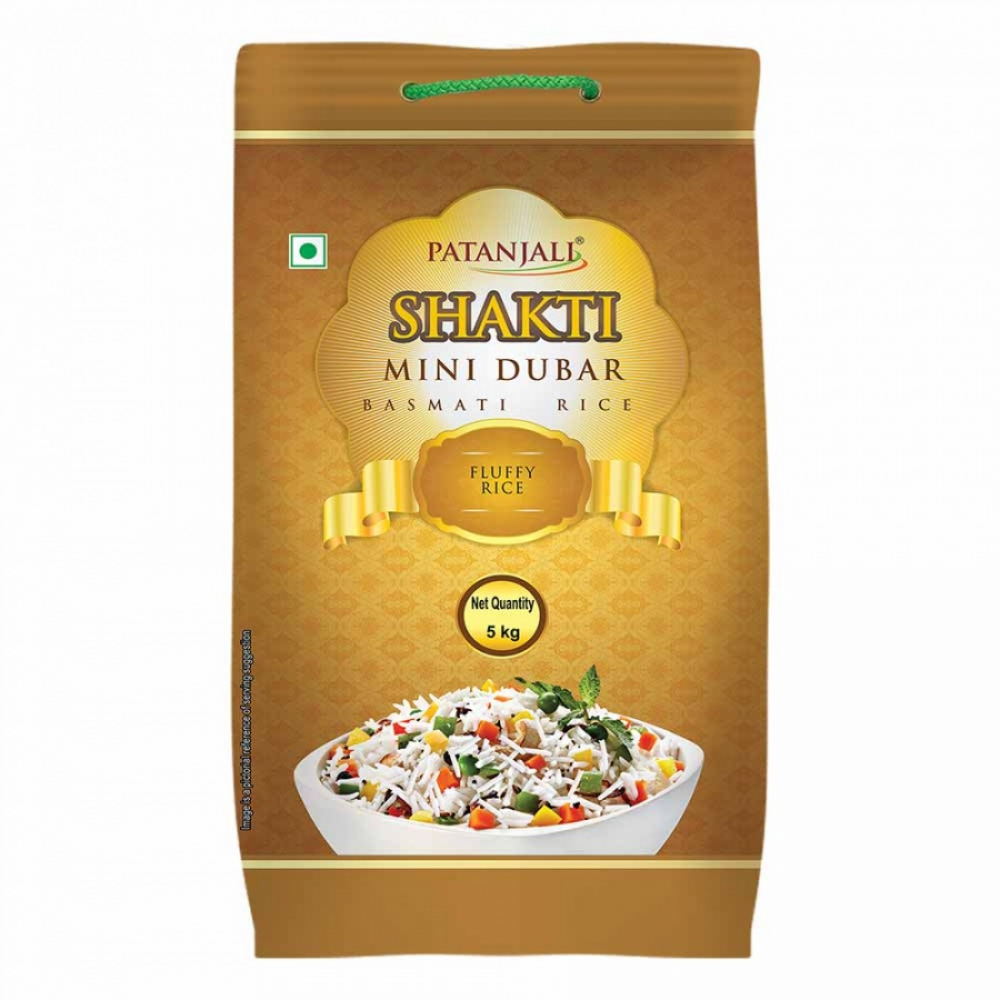 PATANJALI Shakti Xxl Mini Dubar Basmati Rice Рис Басмати эконом 5кг