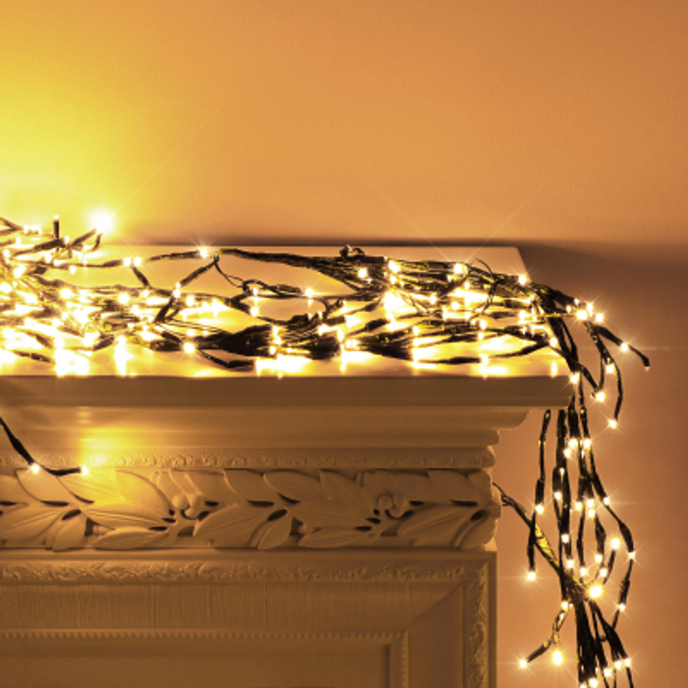Гирлянда новогодняя Edelman ny warm white 1200 LED со стартовым шнуром