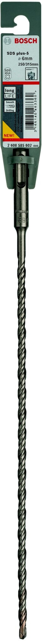 Бур BOSCH SDS+ 6х250х315мм (2608585602)