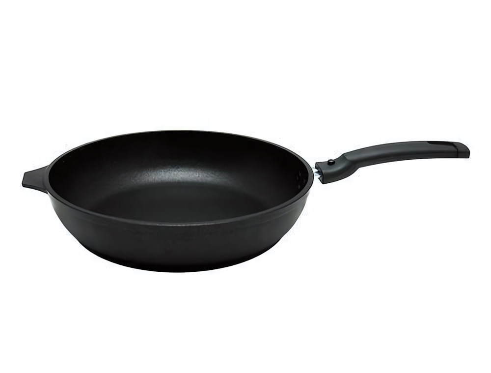 Сковорода 26см литая, съёмная ручка
