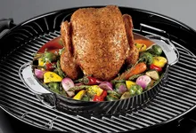 Ростер для запекания курицы Gourmet BBQ System, 33 см, нержавеющая сталь, Weber