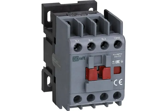 Контактор КМ-102 18 А 1 NO DEKraft 35454