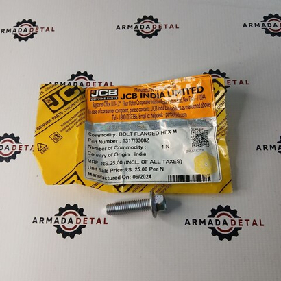 Болт стальной | 1317/3308Z | JCB