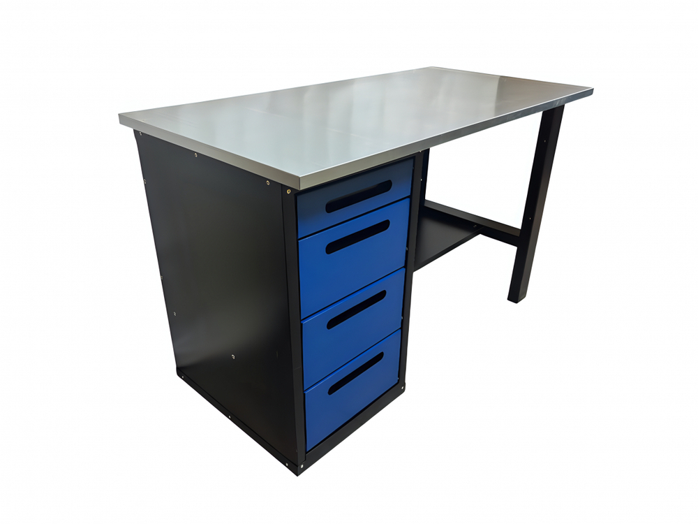 Верстак инструментальный GWT-V1400BL Great Wolf, 4 ящика, 1400x700