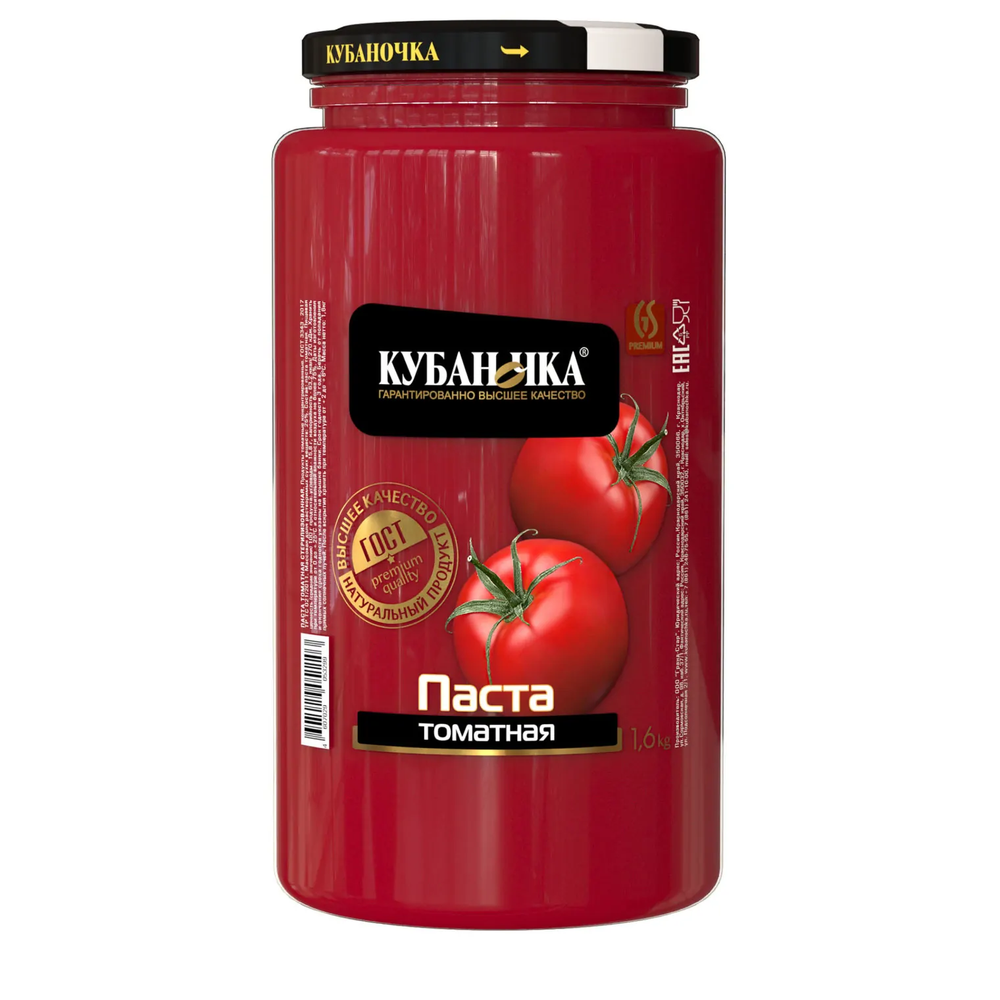 Томат Кубаночка 1600гр 1/6б