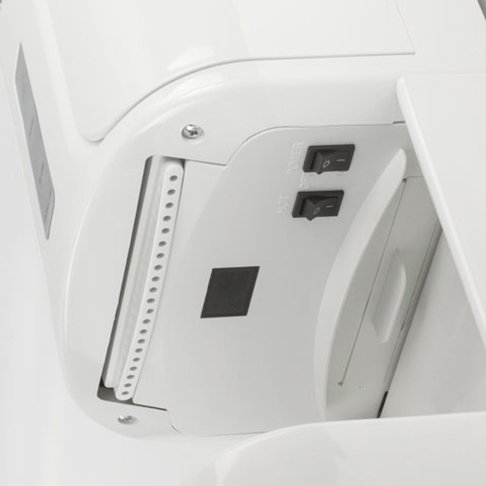 Сушилка для рук SONNEN HD-222, 1200 Вт, каплесборник, пластик, белая, 604749