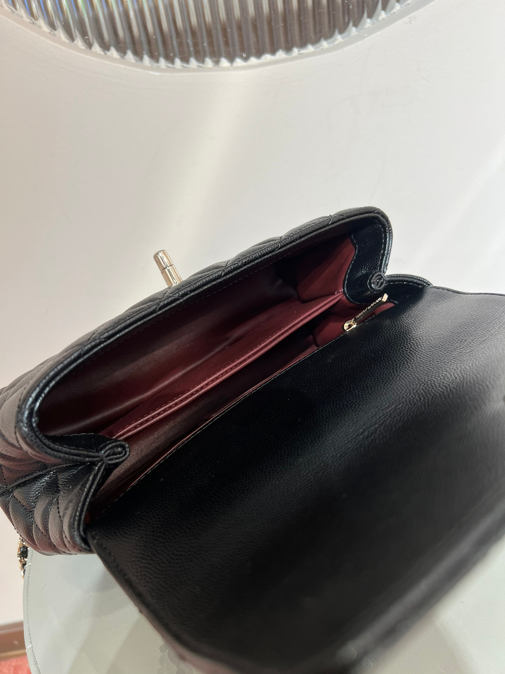 Chanel Flap Bag With Top Handle