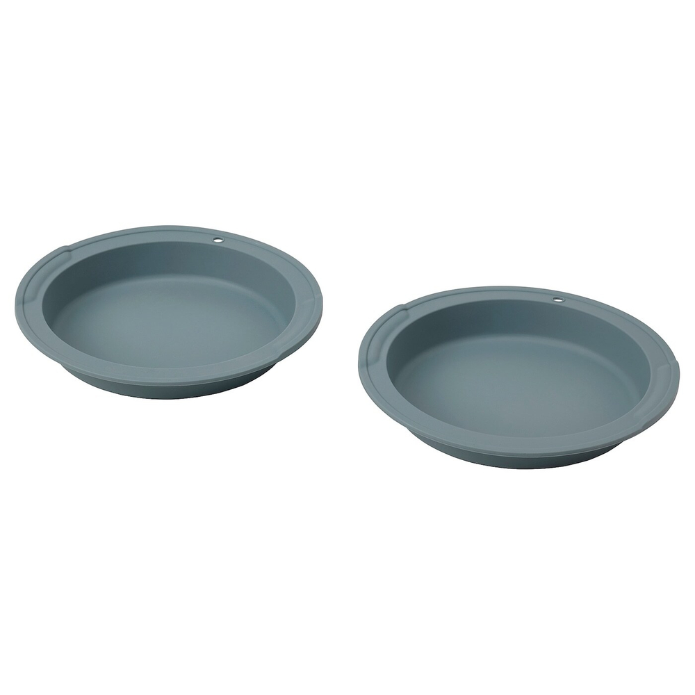 IKEA KANTNÅL  (ИКЕА КАНТНÅЛ)  -  Форма для выпечки, серо-бирюзовая, 18 см