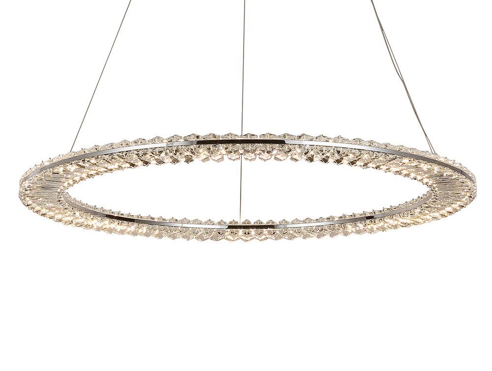 Подвесная светодиодная люстра Newport CRYSTAL 8241/800 chrome, М0066846