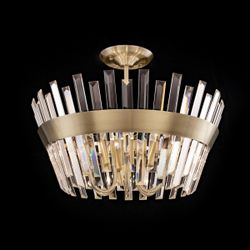 Citilux Вестерос CL307163 Люстра хрустальная потолочная Бронза