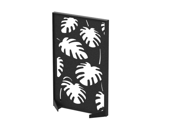 Перегородка с декором  "Пальмы" 120х40х140