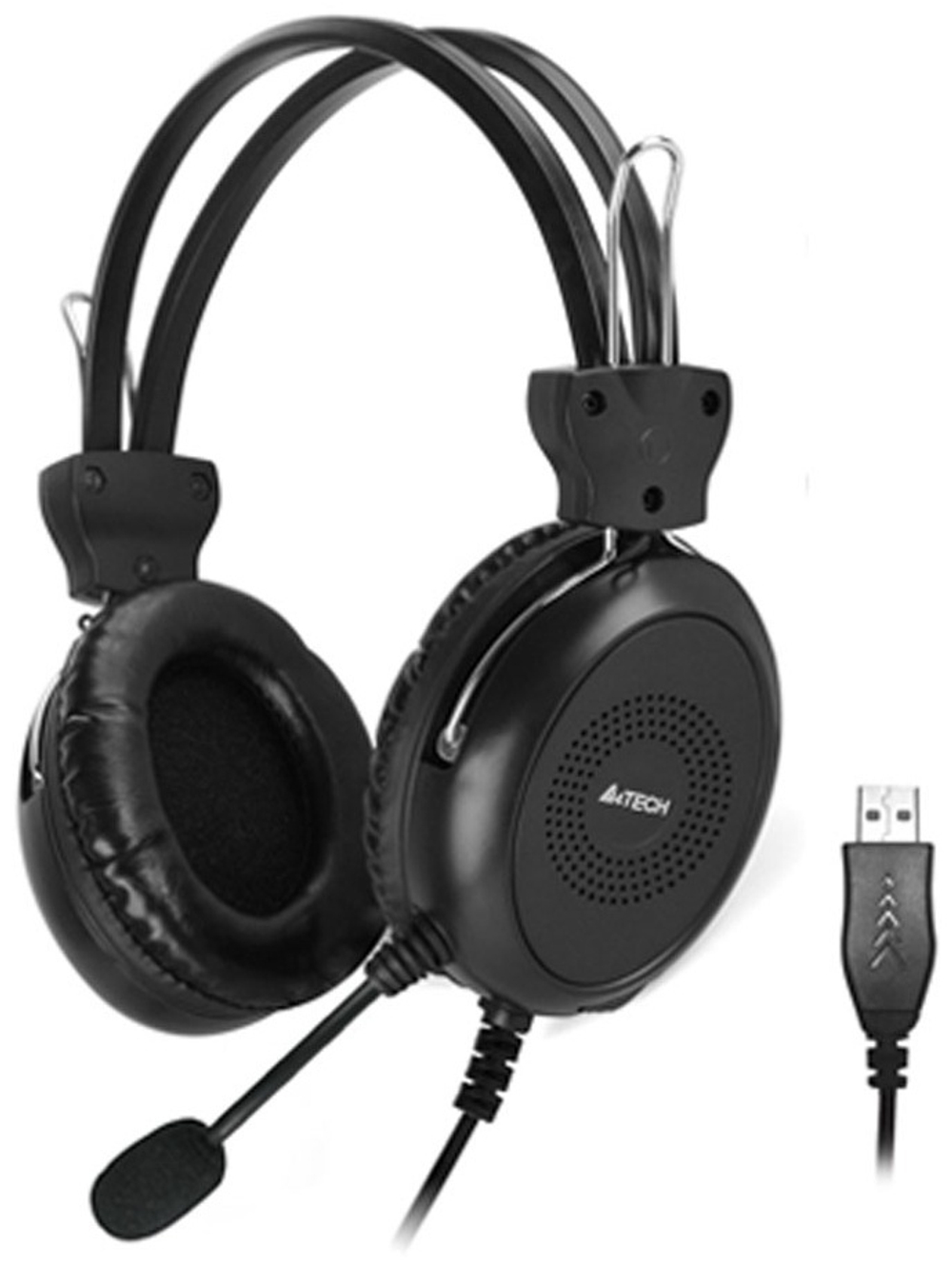 Наушники A4Tech HU-30 USB черный