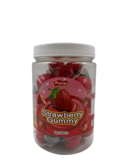 Жевательный мармелад в форме клубники 30шт