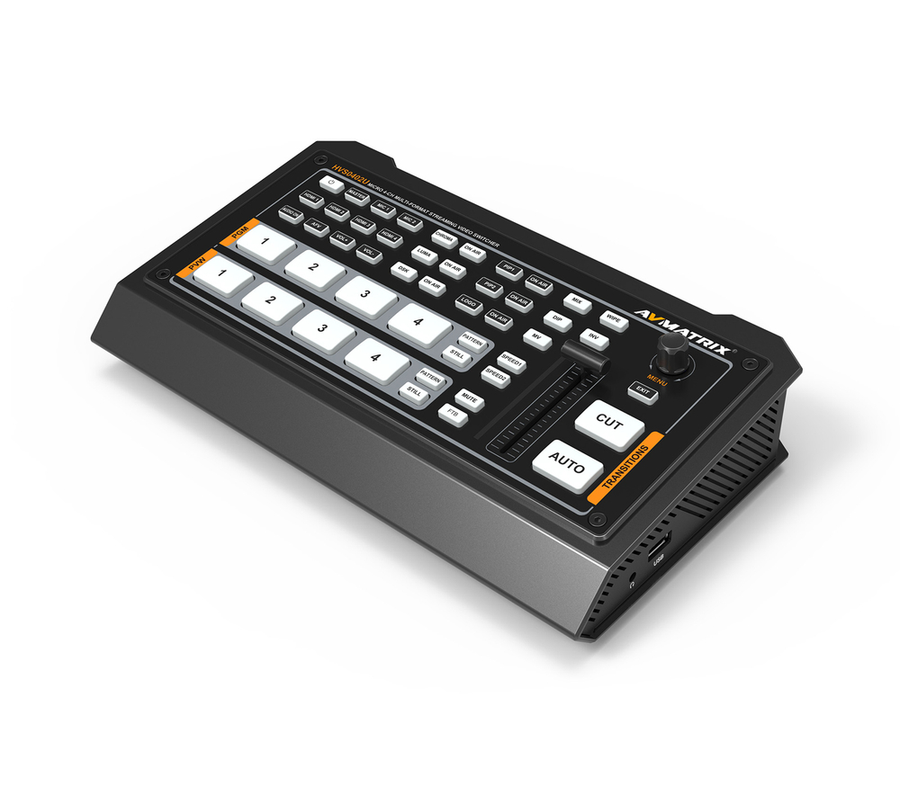Видеомикшер AvMatrix HVS0402U, компактный, 4CH, HDMI, USB