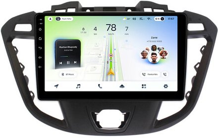 Магнитола для Ford Transit Custom, Tourneo Custom 2012-2019 - Teyes CC4L монитор 9" IPS на Android 14, Snapdragon 662, CarPlay, 4G SIM-слот